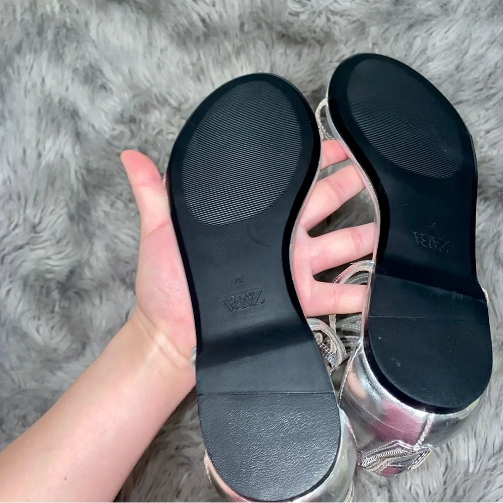 ZARA Leather Gladiator Sandals - Picture 11 of 13